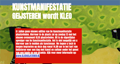 Desktop Screenshot of kunstmanifestatiegeijsteren.nl